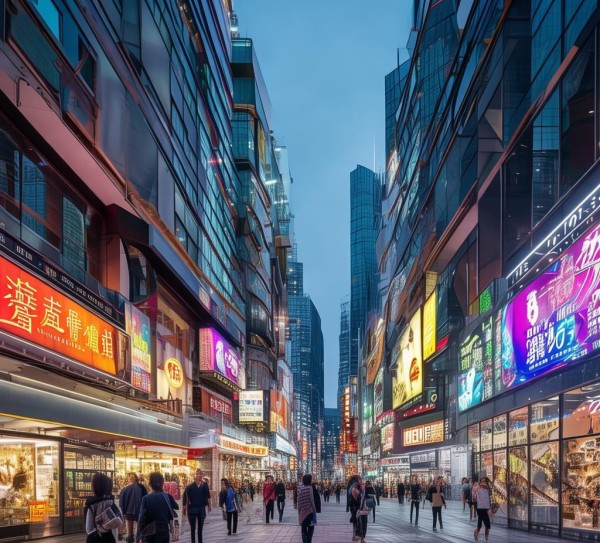 新一商贸城，城市经济的新引擎