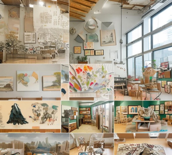 本溪商贸服务学校传承与创新的艺术作品