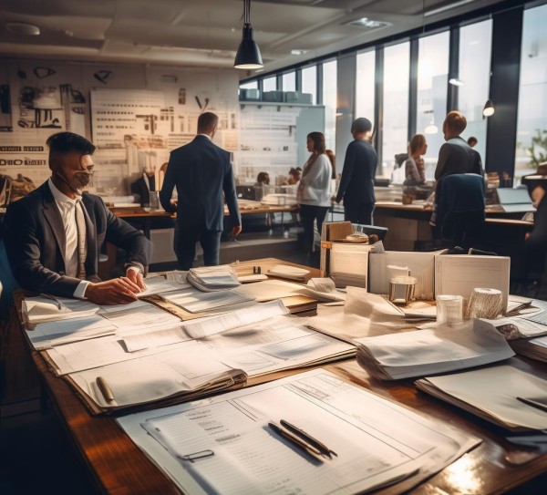 商贸公司的一天，账务记录