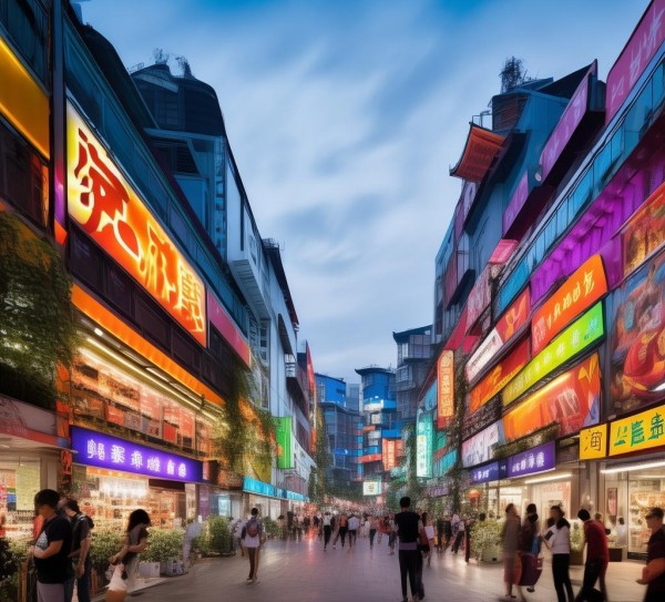 田东商贸城，广西壮族自治区田东县的一张亮丽商业名片