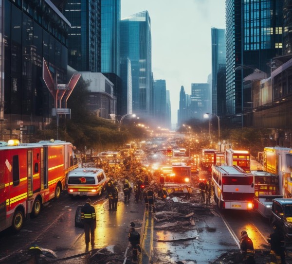 商贸城车祸紧急救援与城市恢复 商贸城车祸紧急救援与城市恢复
