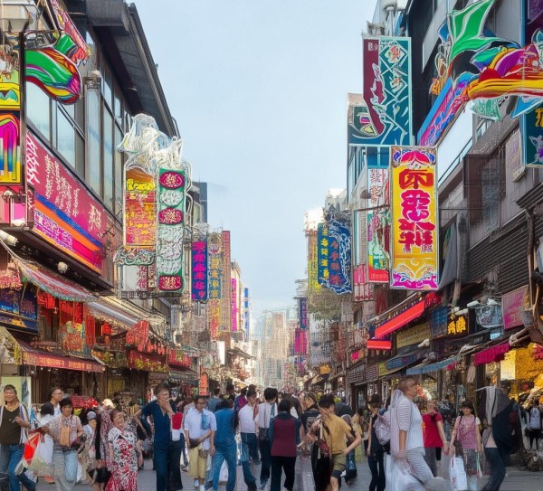 集贤县商贸城，商业的繁华与活力