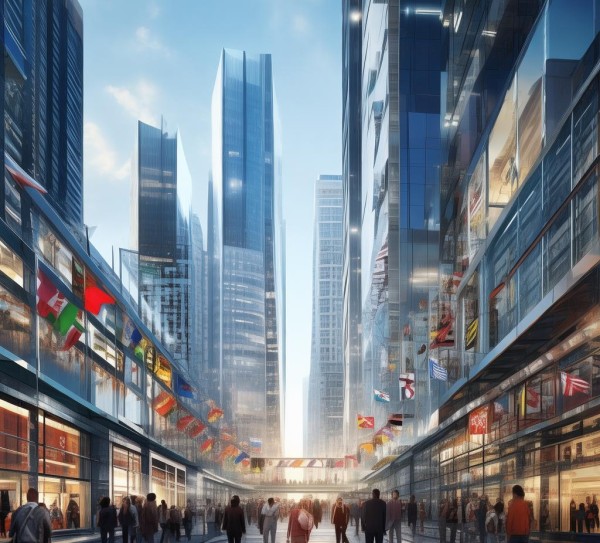 新港商贸城,全球高端商业中心的崛起地位 新港商贸城,全球高端商业中心的崛起地位