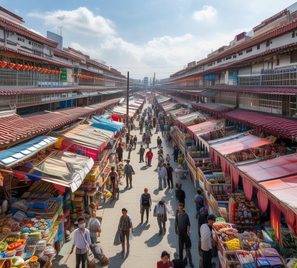 经济崛起的商贸时代——县城南商贸市场项目