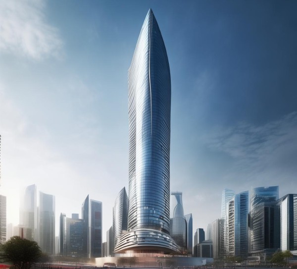 高青国际商贸城，现代商业地标，重塑城市新引擎