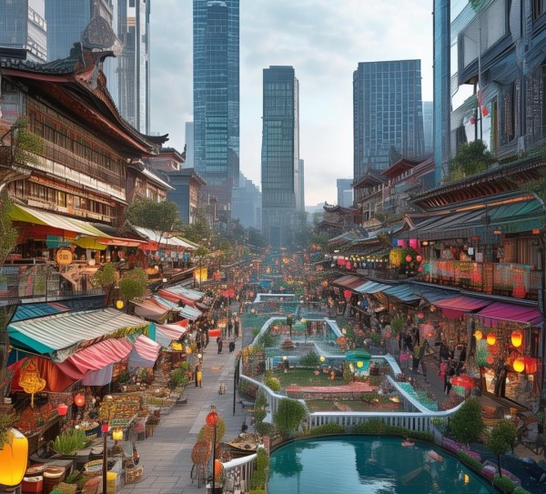 重构城市记忆，广饶商贸城集市整治新天地