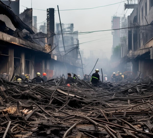 瑞州商贸最新火灾，安全措施落实不到位