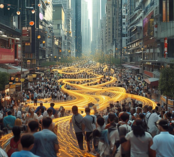 商贸服务业连接经济动脉，连接万众的经济动脉。