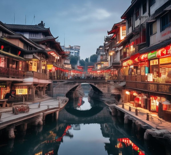 双桥·文旅商贸小镇，eqing city的文化与商业交汇