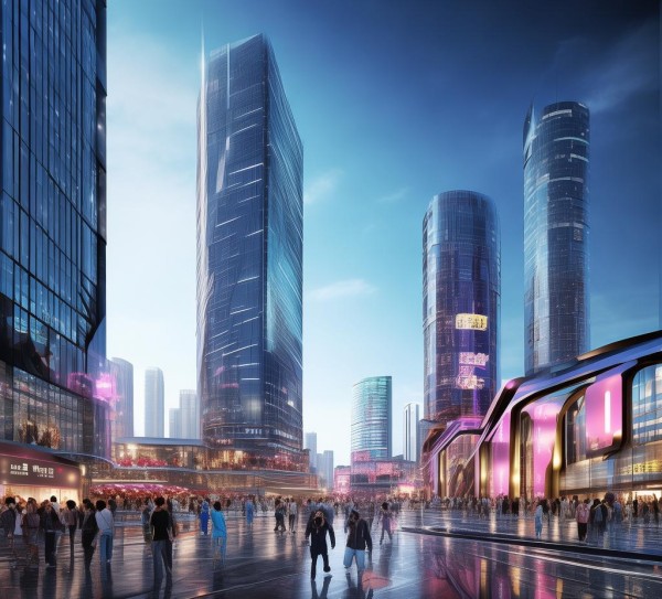 邢台龙城国际商贸城，未来商业中心的风采