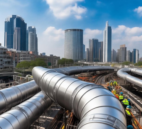 彩龙商贸城管道改造项目风采风采风采