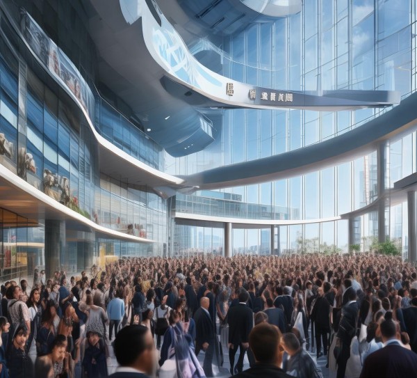 义乌国际商贸城四区新闻厅,连接与发展的新起点 义乌国际商贸城四区新闻厅,连接与发展的新起点