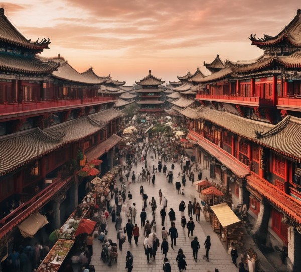 西安红华商贸城，千年老城重生