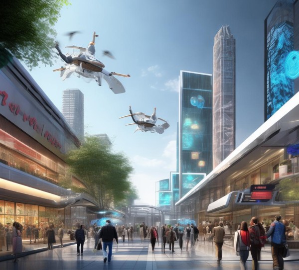 官亭商贸城的智慧与未来，商业中心的智慧与未来