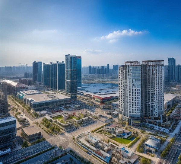 郑州国际商贸城项目简介，郑州国际商贸城项目位于河南省郑州市，作为城市中心，项目集商业、物流、贸易、娱乐等多种功能于一体，是郑州重要的商贸和贸易中心。项目位于城市核心，交通便利，物流效率高，为市场提供高效的商业服务，同时也为高端消费提供优质的购物环境。