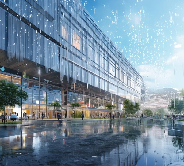 综合商贸服务中心项目雨过新起点