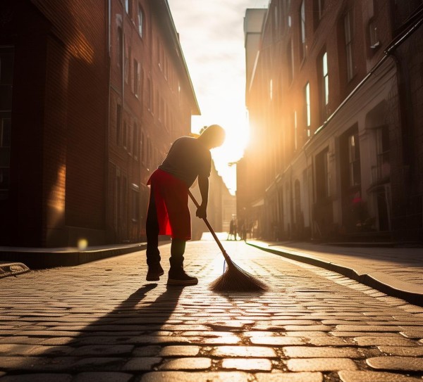 清扫街文明之光