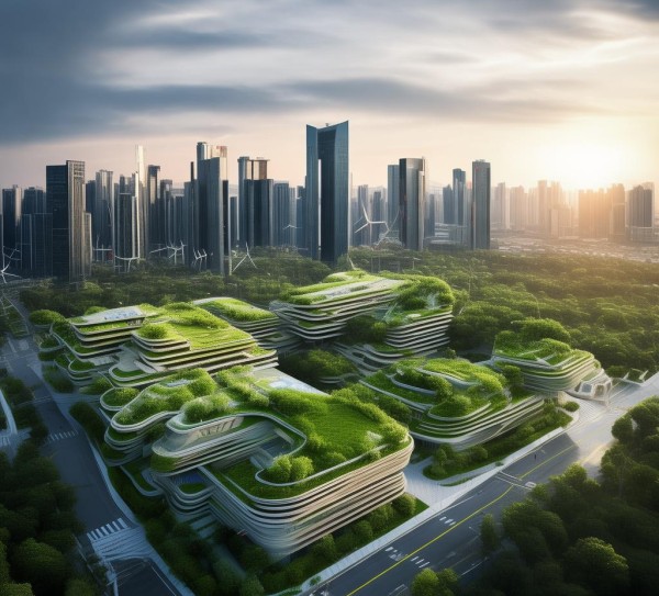 固安商贸城二期项目，绿色新标杆，推动未来城市绿色转型