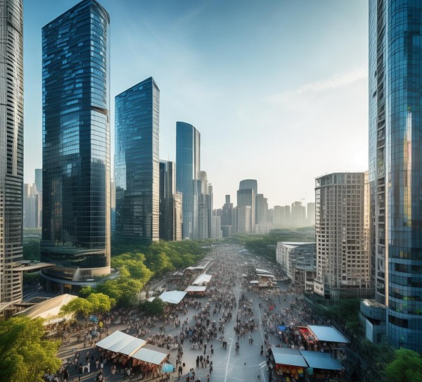 渭南国际商贸城，现代城市转型的典范