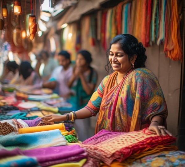 商人的行为是服务类型的表现。