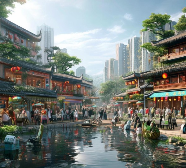 曲阜国际商贸城,商业与生态的融合之旅 曲阜国际商贸城,商业与生态的融合之旅