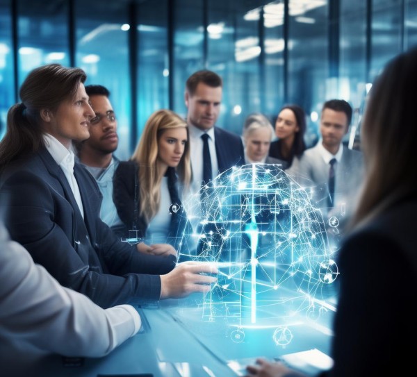 商务商贸服务，连接未来，未来连接，高效协作