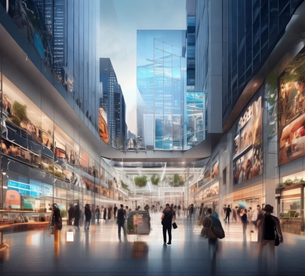 从探索到商业增长， exploring the integration of retail spaces with商贸服务业