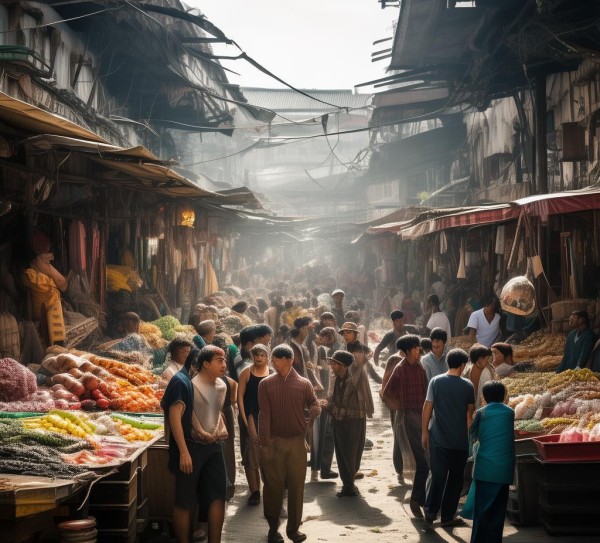 商贸城，中张力与市场的影响力