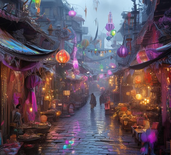 商市的虚幻之光